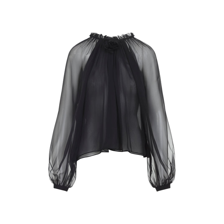 Alberta Ferretti Blouse - Nero | dc69515f3917b7f66986bedd8a457e09ed402e5d