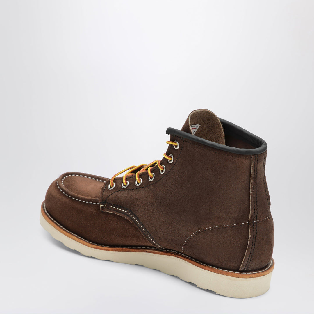 Red Wing Chocolate Brown Classic Moc 6-Inch Boots In Leather