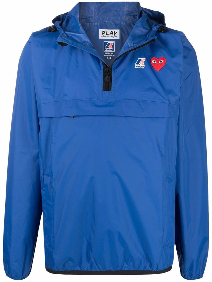 Comme Des GarÇOns Play Sport jackets & wind breakers - Blu | f78f326c2bfeea748782700d6bac2940fc195f50