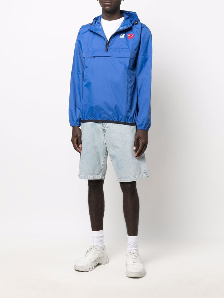 Comme Des GarÇOns Play Sport jackets & wind breakers - Blu | f39ecfaad69486a98bfbf5c8e19849d981e1aa02
