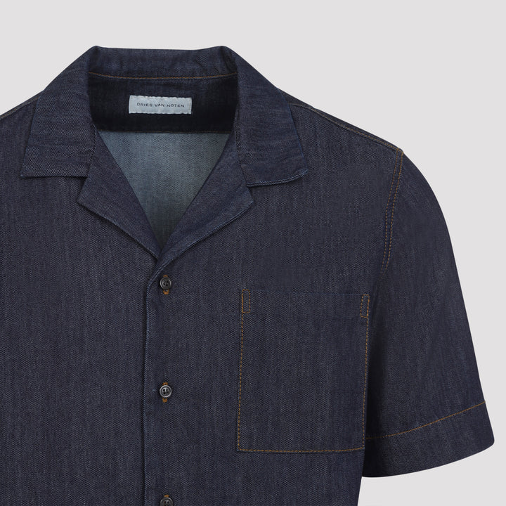Dries Van Noten Shirts - Blu | c9846d4b7e81df263c28d992a121e0f47b7b804e