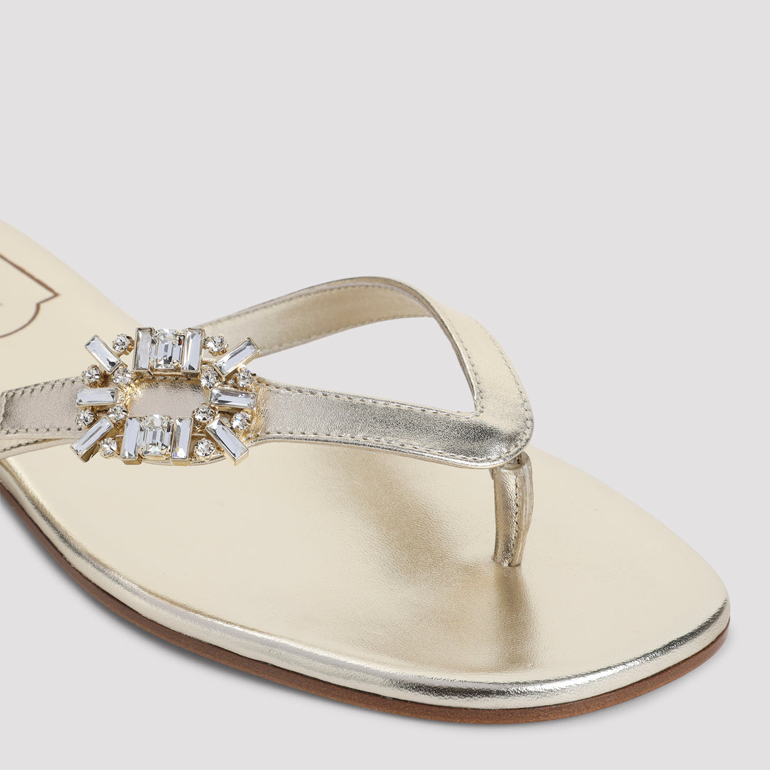 Roger Vivier Flip flops - Nude & Neutrals | 7882aa204d213512b84038c7894e307ae76b53bf