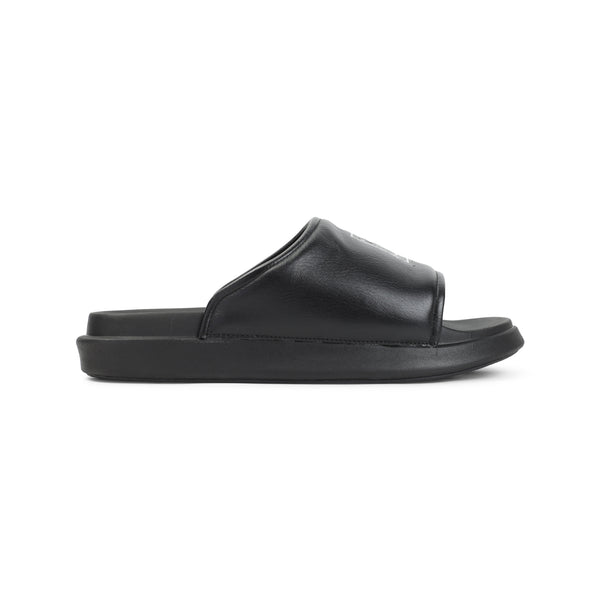Black Rubber Sandals