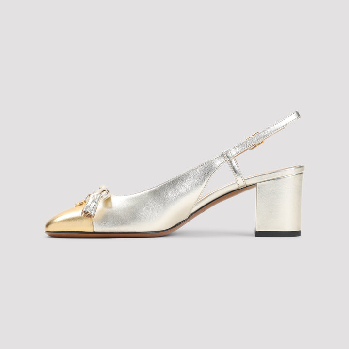 Valentino Garavani Decollete - Metallic | fd01ef9958f063fd8308ffe508d098b8f13bacde