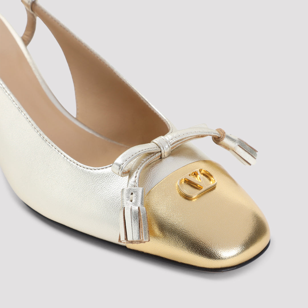 Valentino Garavani Decollete - Metallic | 3874a48c0bedb3586f5d21bf0ca9075c37770368