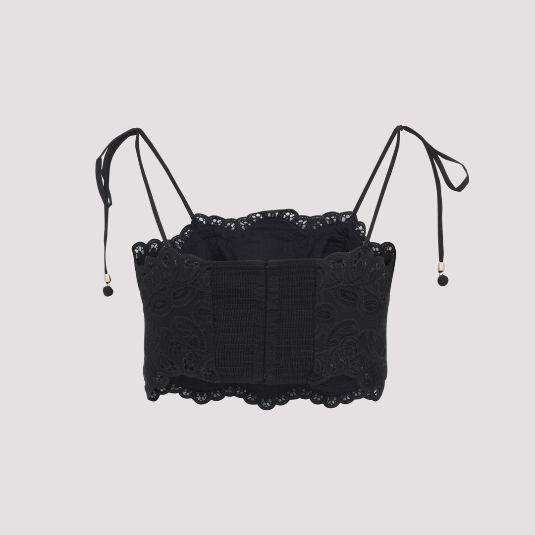 Zimmermann Top - Nero | 94fdbb51b29468fccfcee982e1d53eacf2c3051f