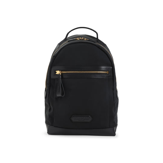 Black Polyester Backpack