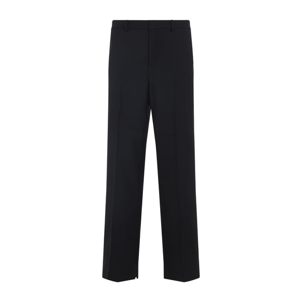 Black Wool Pants