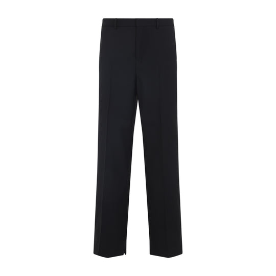 Black Wool Pants