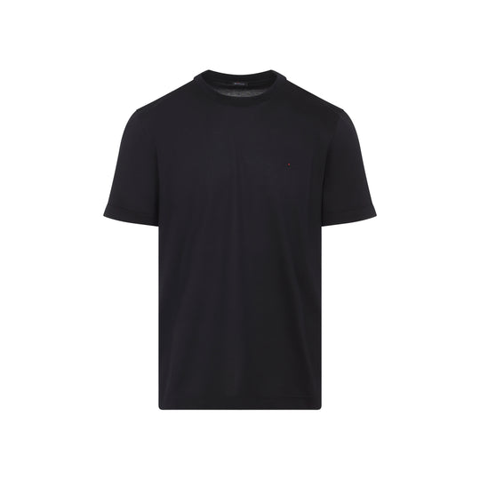 Black Cotton T-Shirt