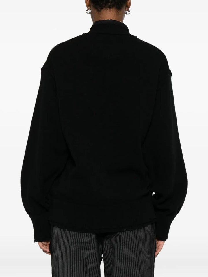Federico Cina Cardigan - Nero | 8d598ff3e713af172261a33e6501df1a2dc085c7