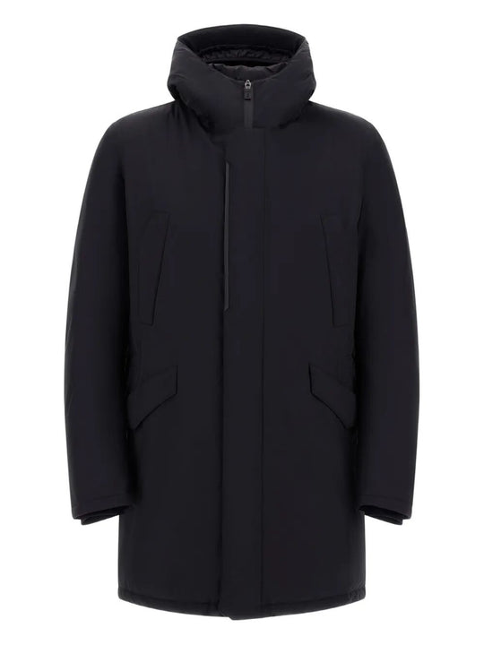 Piumino Parka Con Cappuccio