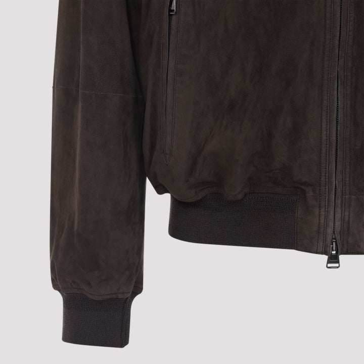 Canali Bomber jackets - Marrone | eefb805d3adc34ee6a6c98f6f7459563eb69980b