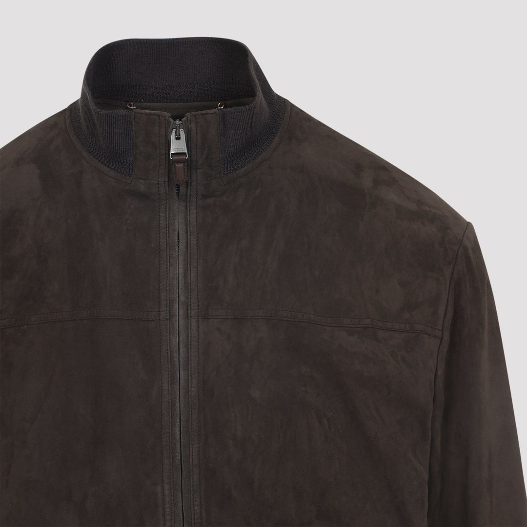 Canali Bomber jackets - Marrone | d92b1d24edeefe074194adddc4c9b229e5f4c286