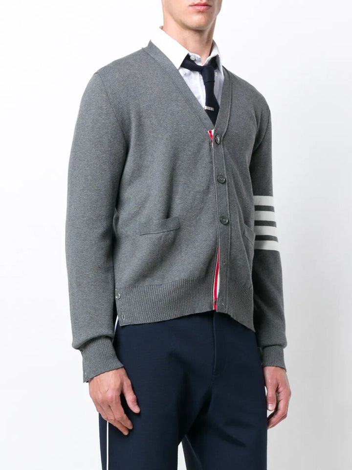 Thom Browne Cardigan - Grey | 5b585242db6308f539d7d798eb6c911dfa9f0b69