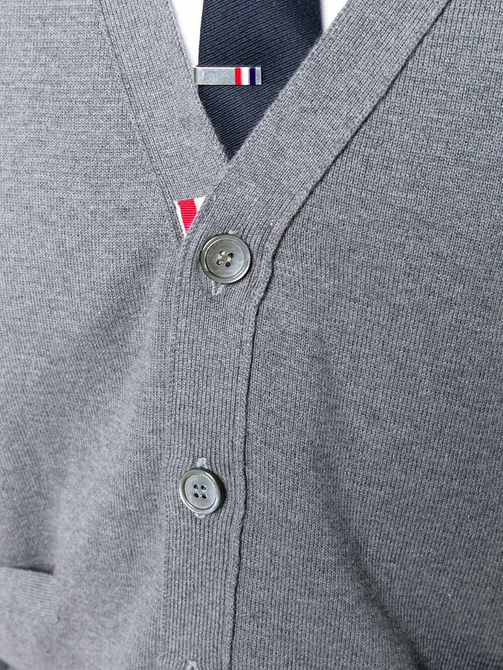 Thom Browne Cardigan - Grey | 09b1c39c5f0141d45a09b8ea4307ba079e7774fa