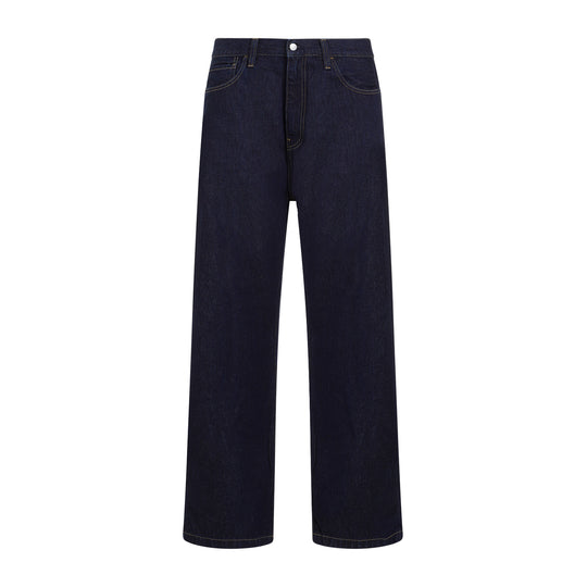 Blue Rinsed London Cotton Pants