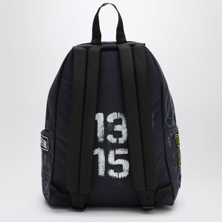 Dagger X Eastpak Sac à Dos Midnight Blue Punk avec Graphismes et Breloques