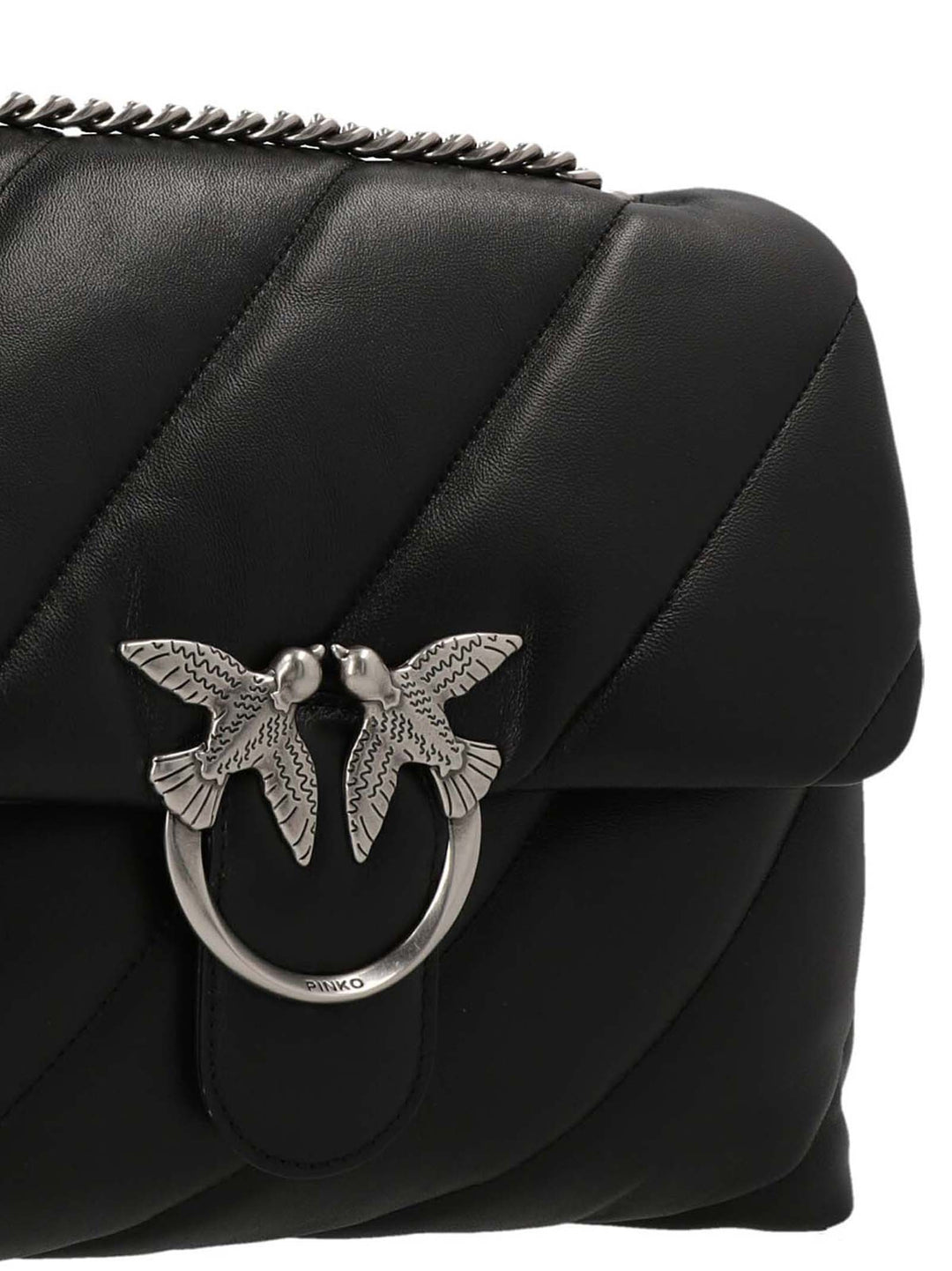 Pinko Love Big Puff Borse a Tracolla - Nero | 7b0354d67b5e7a57f5eae04c6aae85a4ab1b9eae