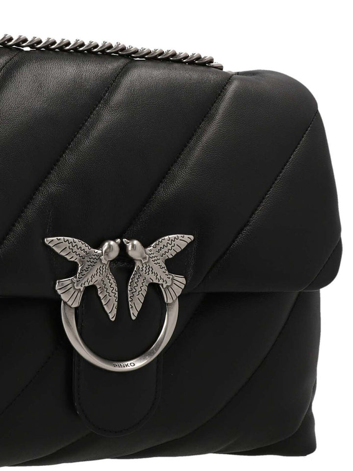 Pinko Love Big Puff Borse a Tracolla - Nero | 7b0354d67b5e7a57f5eae04c6aae85a4ab1b9eae