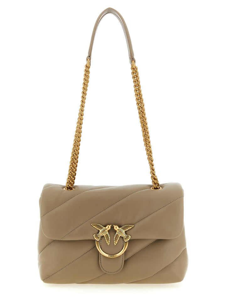 Pinko Love Bag Puff Maxi Borse a Tracolla - Beige | b8fdd0a0e00519355695c7ff1a4e782b74e2f8e4