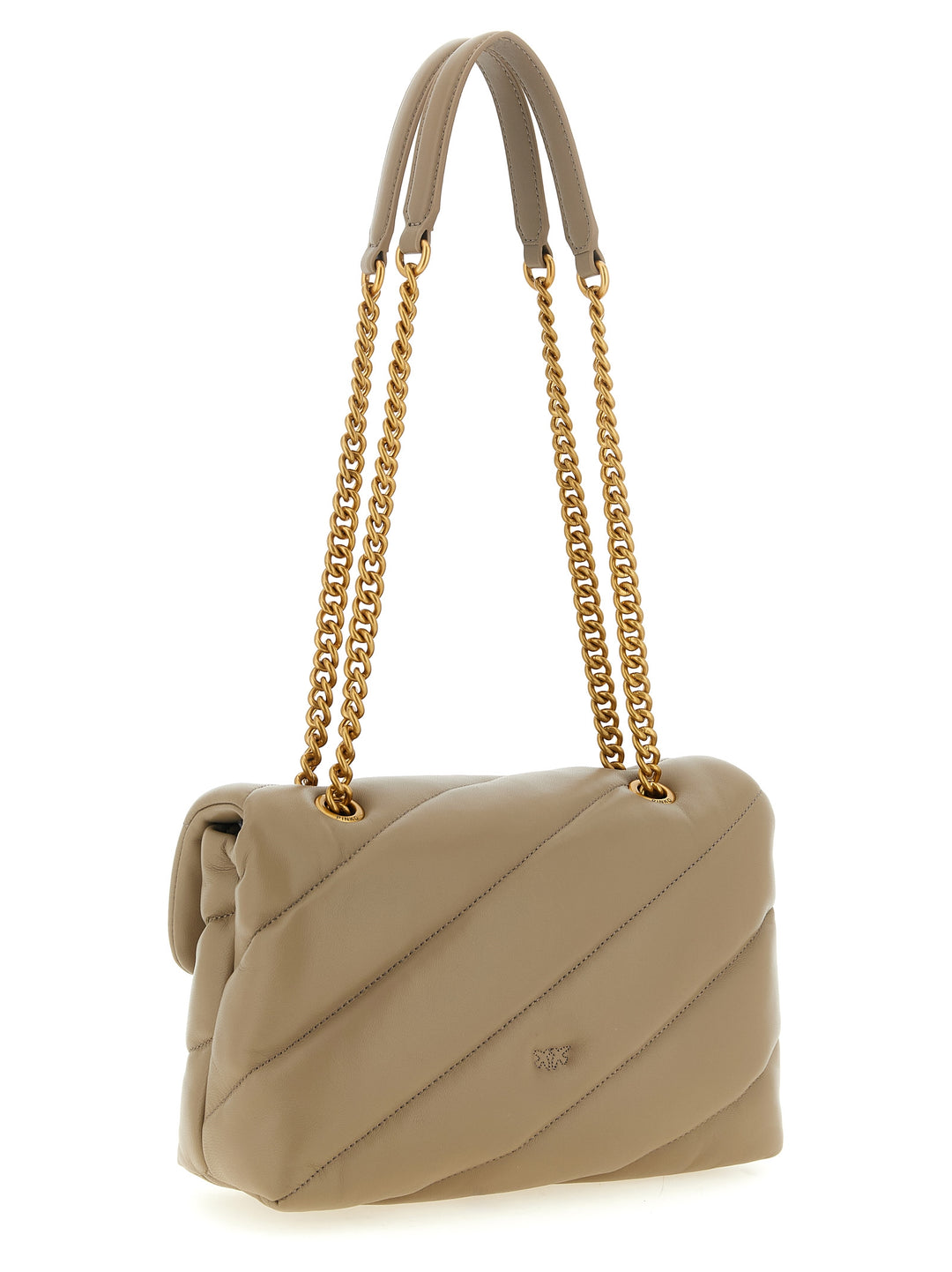 Pinko Love Bag Puff Maxi Borse a Tracolla - Beige | 1991de2c1ebac4b3daeb173fec7ad13b86311e85