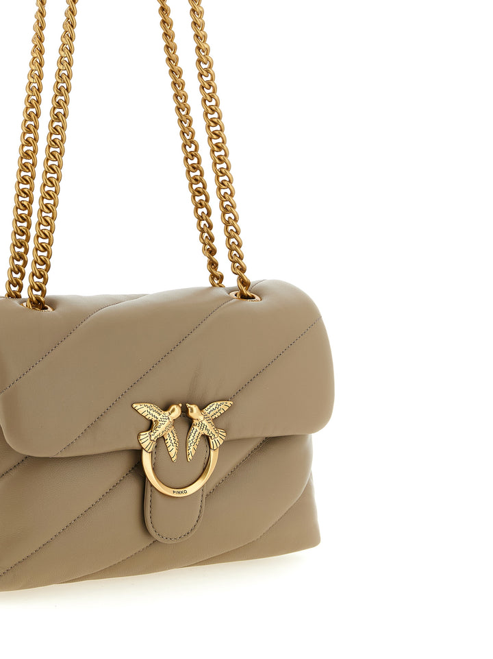 Pinko Love Bag Puff Maxi Borse a Tracolla - Beige | 9e42aa2da86062aa25ac8fdee8222826b285fef5