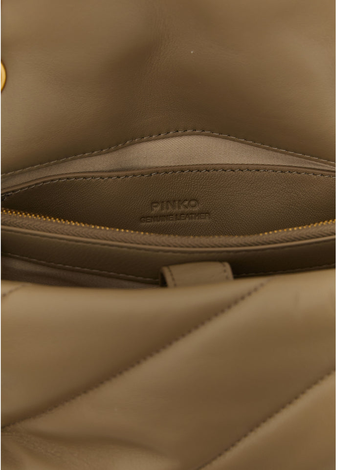 Pinko Love Bag Puff Maxi Borse a Tracolla - Beige | 6341a5d8ef70b678d1fccdbe76bcd77c4a6d8aaf
