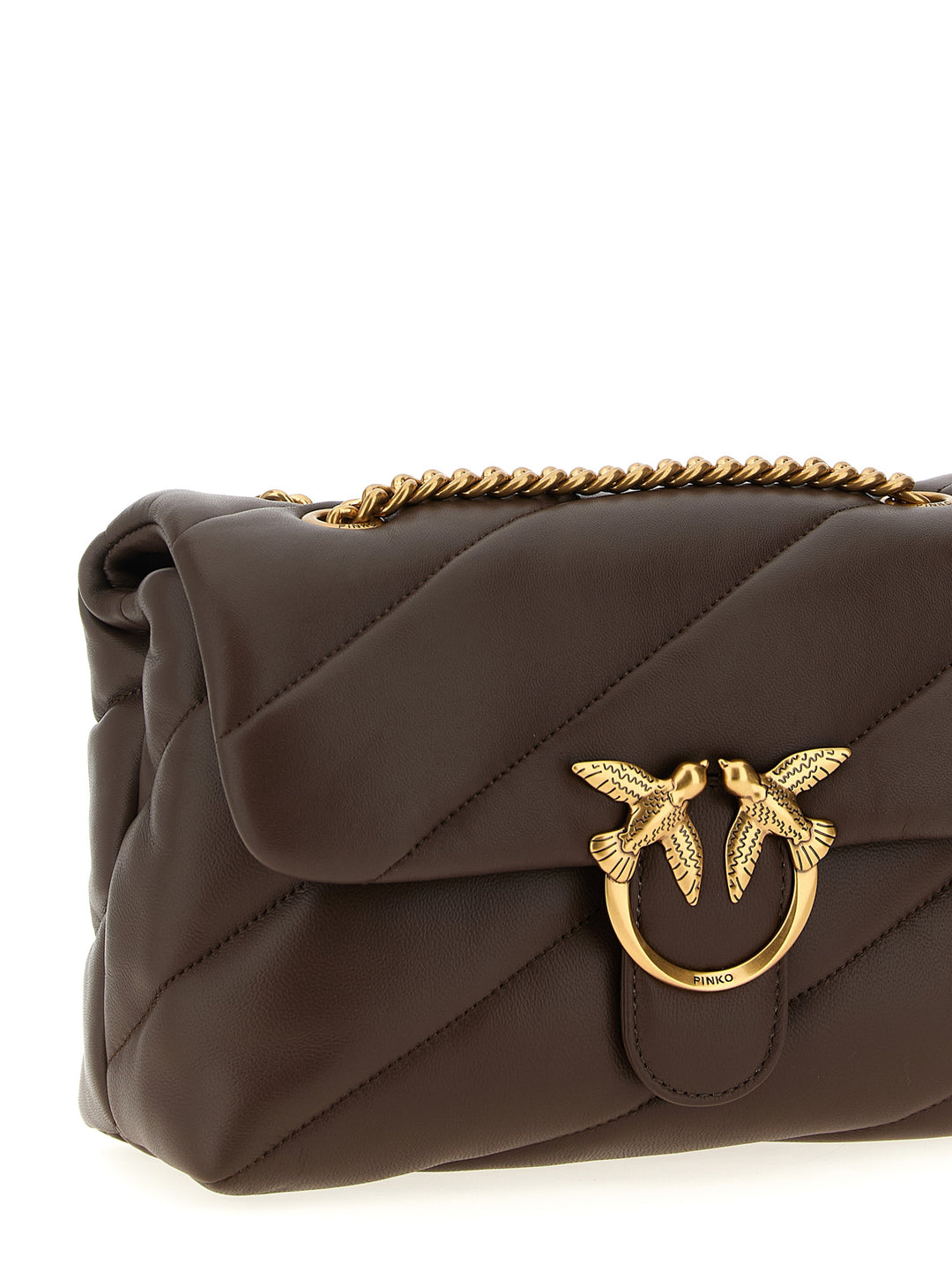 Pinko Classic Love Bag Puff Borse a Tracolla - Marrone | b652386fb393e34d65719bf6406cfd29b5e9f159