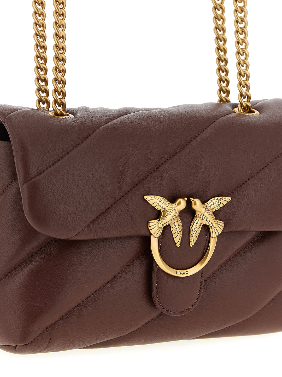 Pinko Classic Love Puff Borse a Tracolla - Bordeaux | 9c579c17289c546e1967ab177952808d4607c794