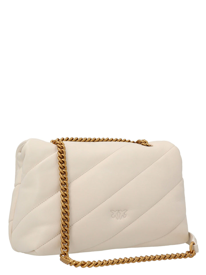 Pinko Classic Love Puff Borse a Tracolla - Bianco | 542a8359e1cedb767ce8cc7fc148da640d1e3e71
