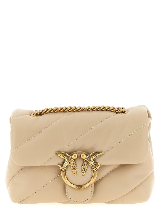 Mini Love Puff Borse A Tracolla Beige