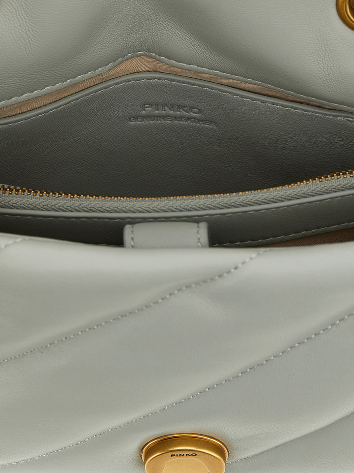 Pinko Mini Love Puff Borse a Tracolla - Grigio | 68c70ae9a534420bed668a2d4e9e1dff2ac1dfbe