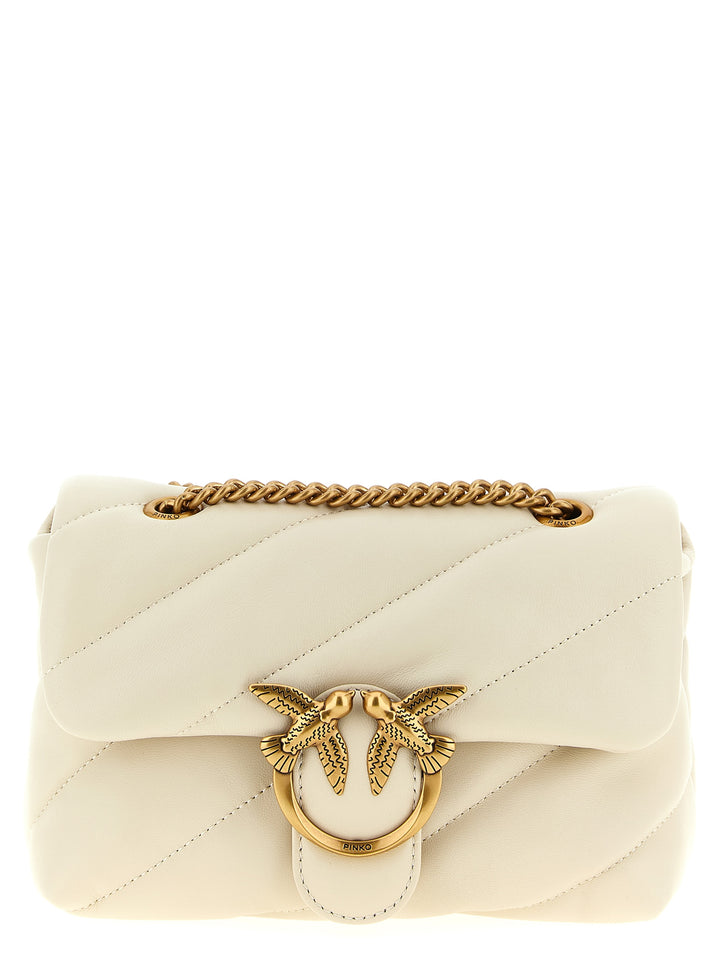 Pinko Mini Love Puff Borse a Tracolla - Bianco | 2bc91641d2137f37b7270fe532fb06d78b8e89f2