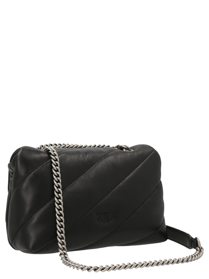 Pinko Mini Love Puff Borse a Tracolla - Nero | 2d2bf49a81205b1c51da7421381fdf2c502f52ae
