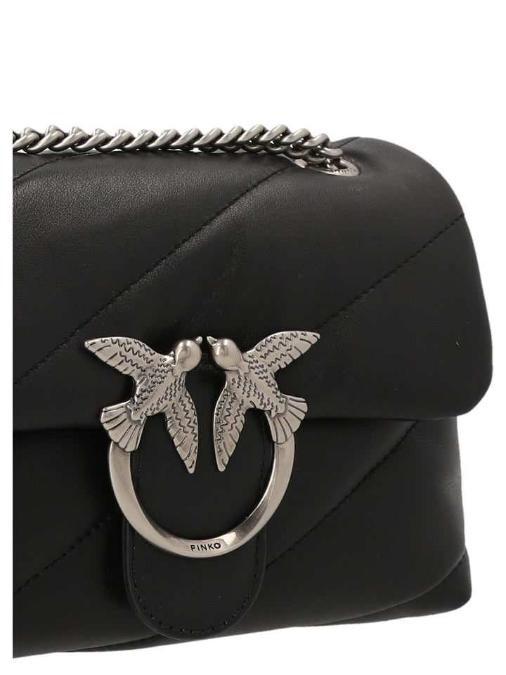 Pinko Mini Love Puff Borse a Tracolla - Nero | a432d0c7e8750e18454cced0a8c43c1edc8bc44b