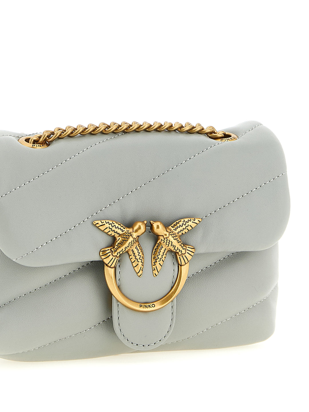 Pinko Baby Love Puff Borse a Tracolla - Grigio | 4b4e69ec34ea730155e6381c170f18c6686440b9