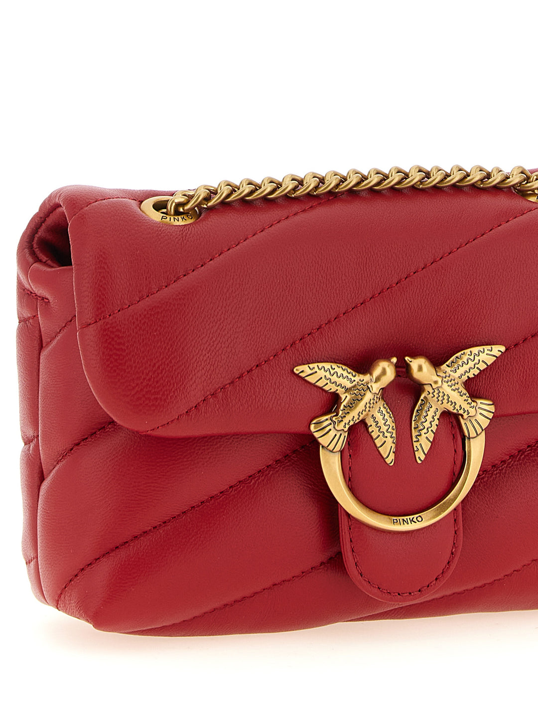 Pinko Baby Love Puff Borse a Tracolla - Rosso | 39738f0060d78d479fb77e8eb14f62c297c4ce9f
