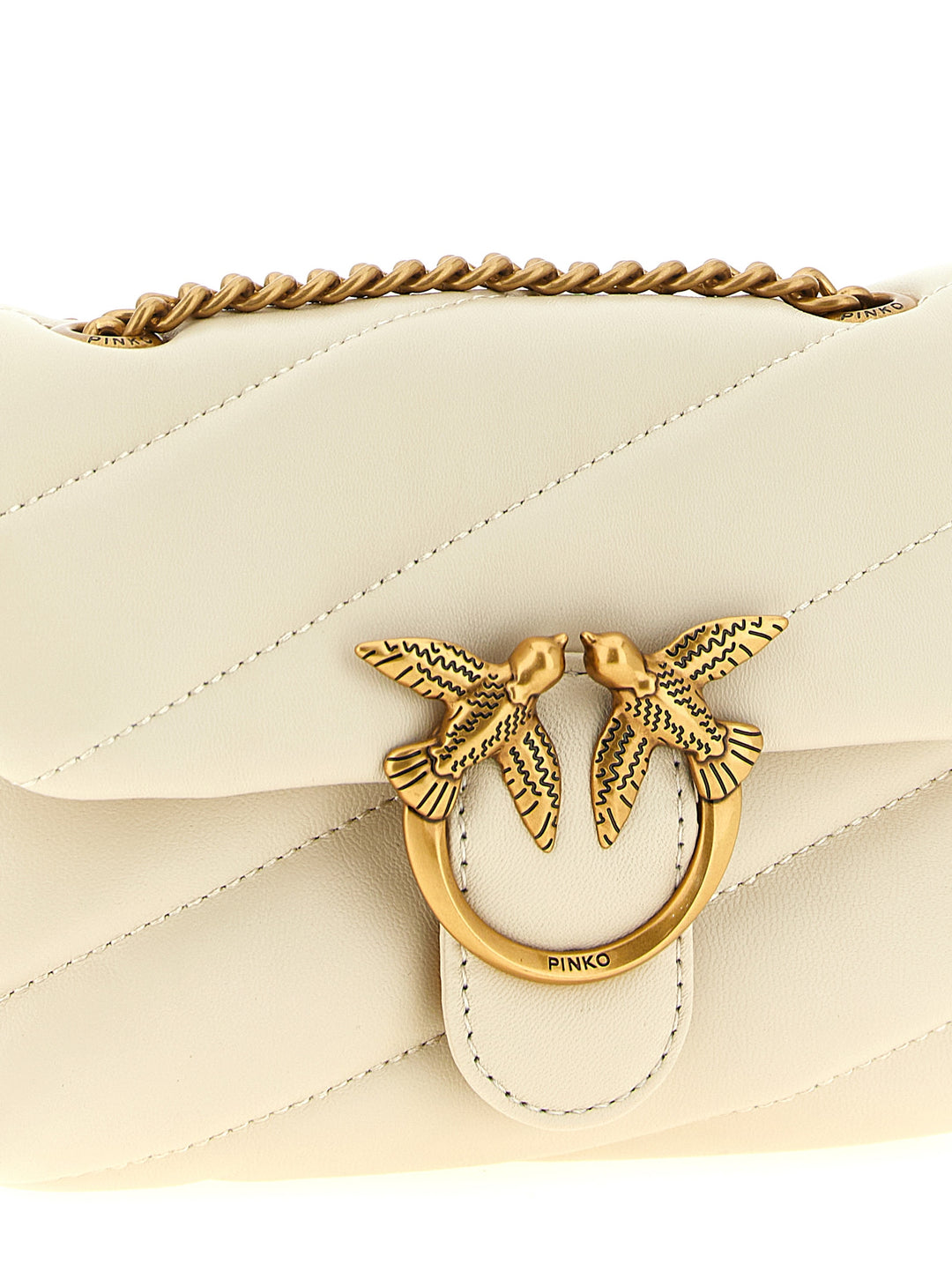 Pinko Baby Love Puff Borse a Tracolla - Bianco | 4b94cfd02e10b28feb35e6b9b326595344afe102
