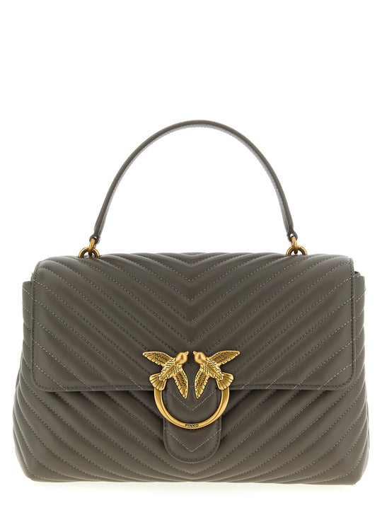 Big Lady Love Bag Puff Borse A Mano Grigio