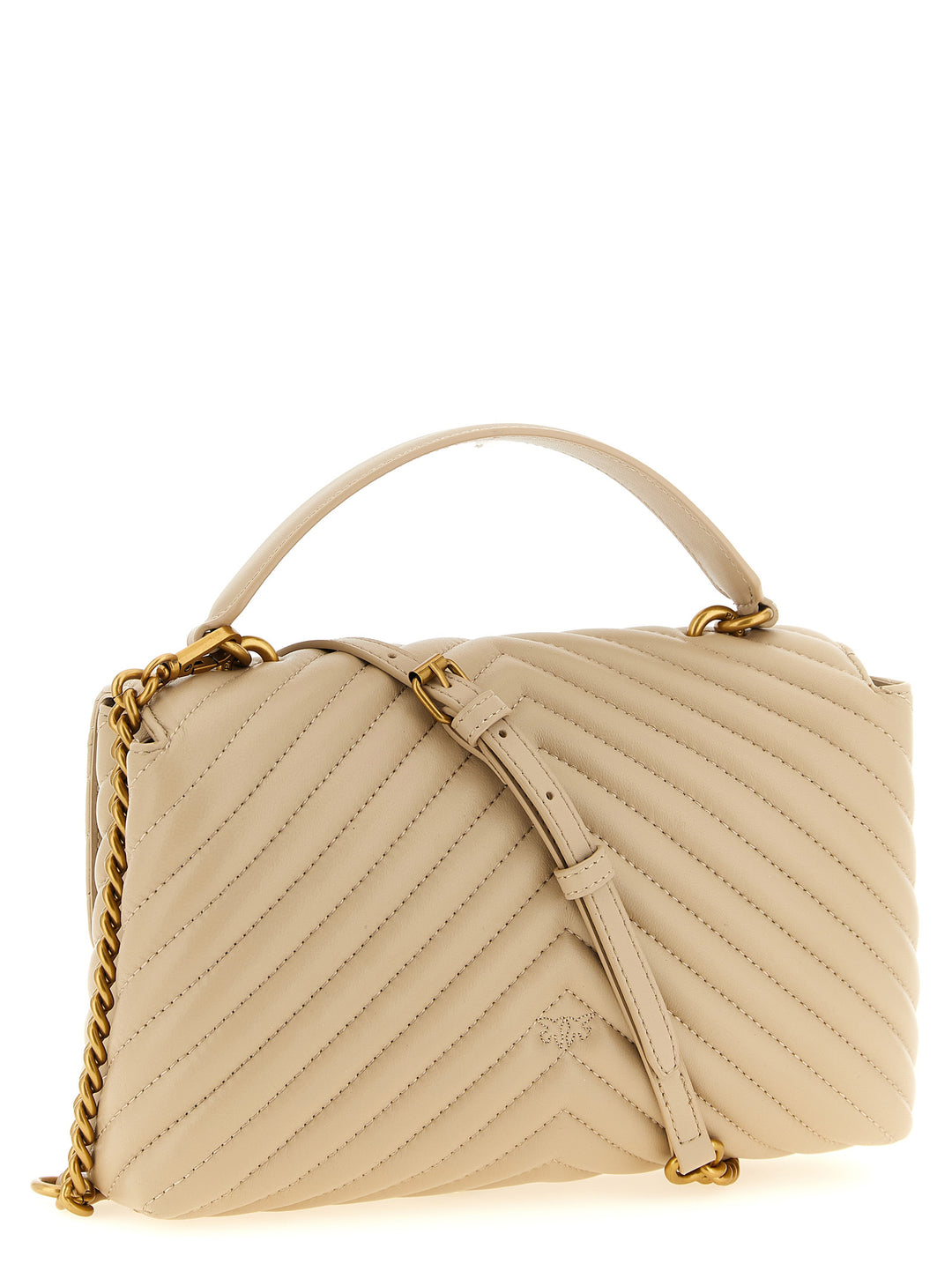 Pinko Classic Love Bag Puff Borse a Mano - Beige | 09198329e1c64b700e05df6244b4559221ff3c3c