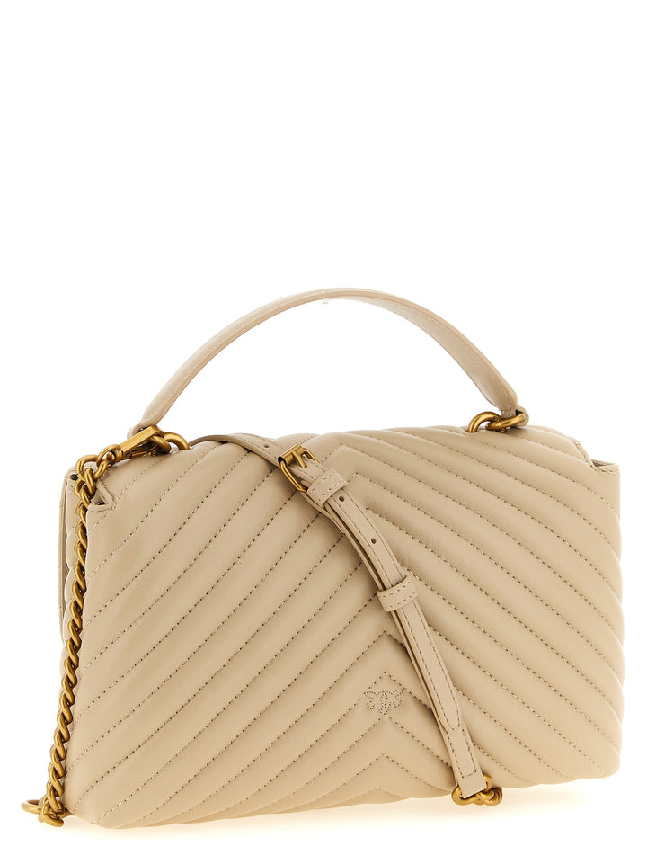 Pinko Classic Love Bag Puff Borse a Mano - Beige | 09198329e1c64b700e05df6244b4559221ff3c3c