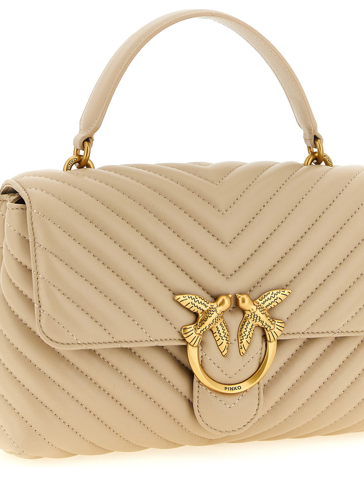 Pinko Classic Love Bag Puff Borse a Mano - Beige | 0c344e3cf2d17c28a2bf9e61cc4dcdb6185d07c9