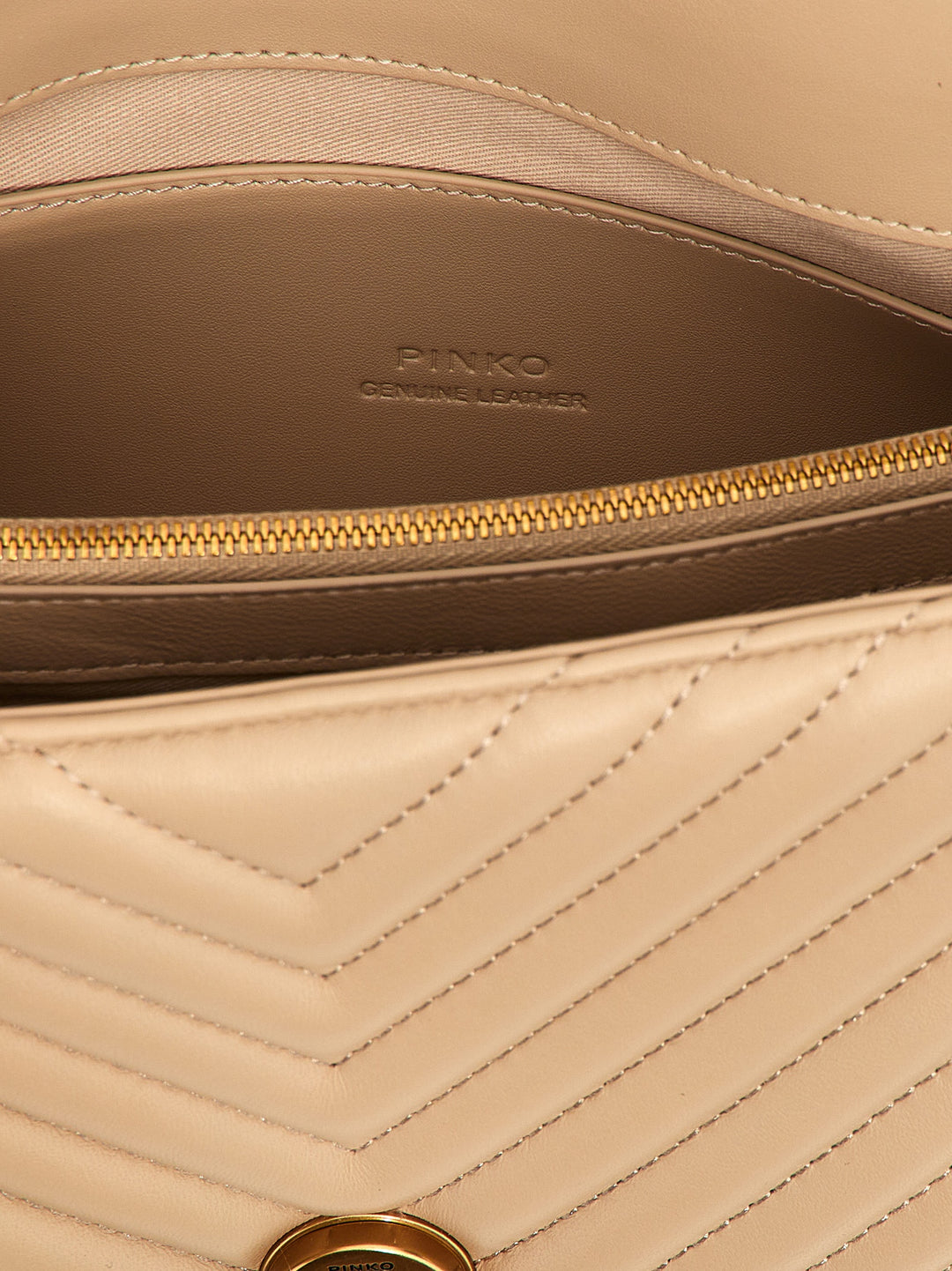 Pinko Classic Love Bag Puff Borse a Mano - Beige | 7213474c2a45d638139b0fe8c9ca2cddc23f41af