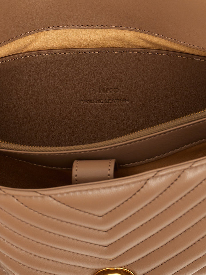 Pinko Love Ladu Puff Borse a Mano - Beige | 1e895a9324307b568b6ccacfa141ec6abe709eea