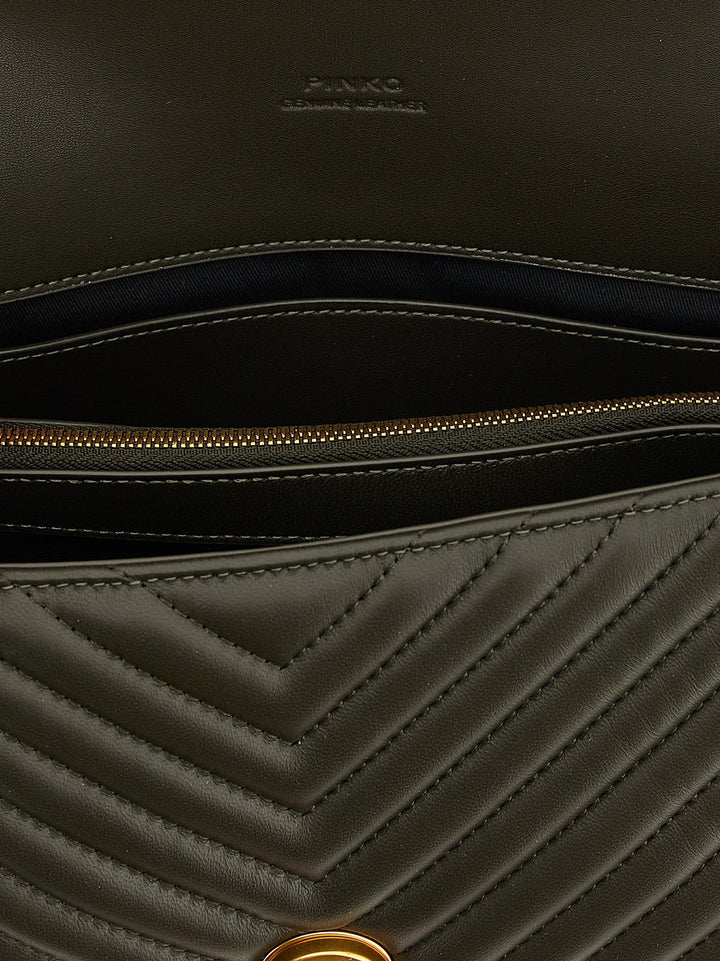 Pinko Classic Love Bag Puff Borse a Mano - Verde | e51ef36b63616be902dcd6f007048c609f005e88