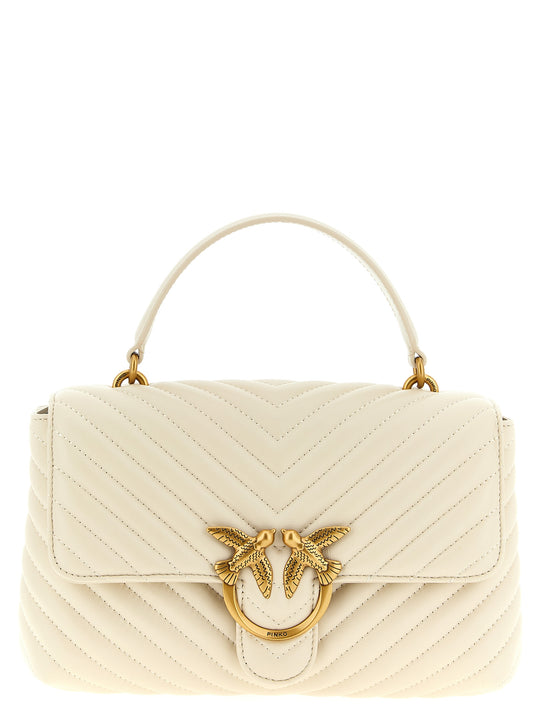 Classic Love Bag Puff Borse A Mano Beige