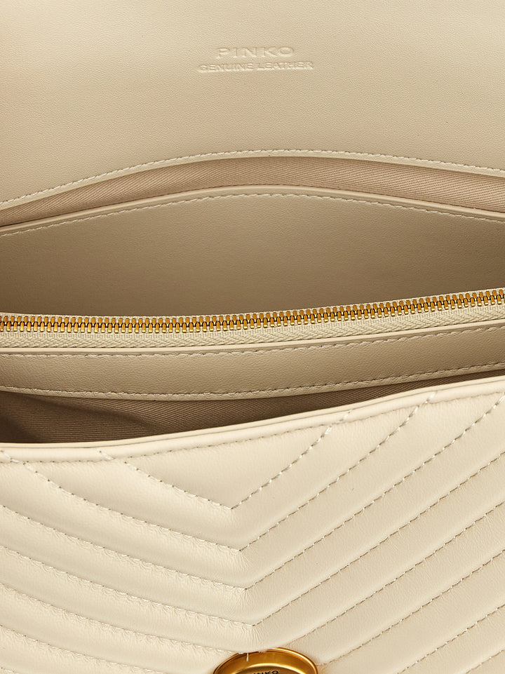 Pinko Classic Love Bag Puff Borse a Mano - Beige | 919a61ad002e78e3692fc3e81bfbcac9142ea54c