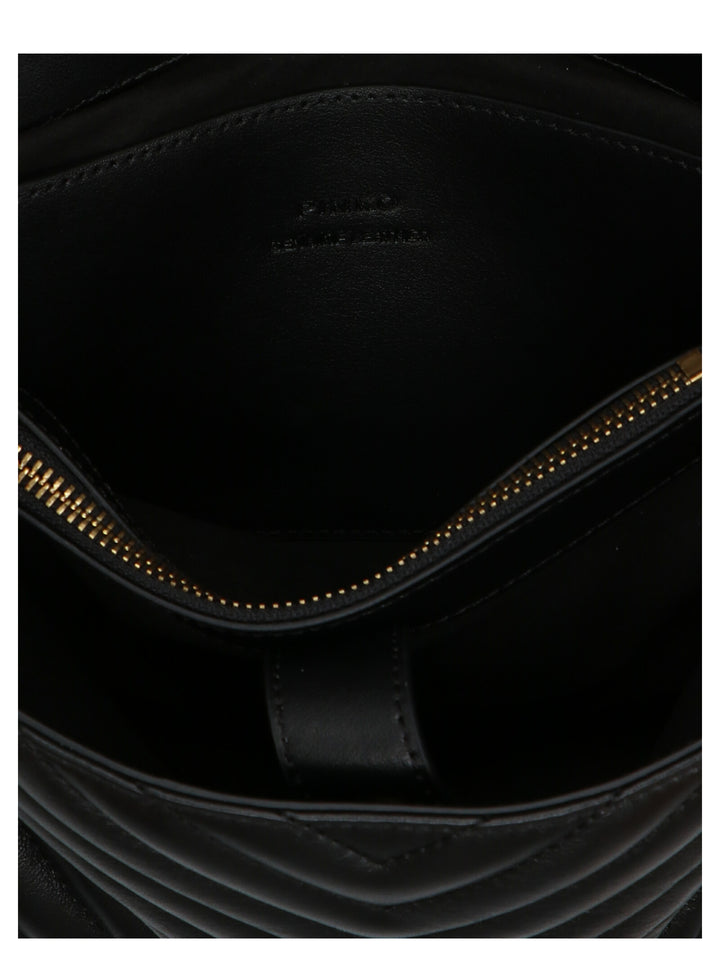 Pinko Classic Love Bag Puff Borse a Mano - Nero | 8654fd626ffb0d9facedee2d5e26f90dc7f56eaf