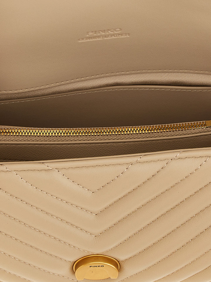 Pinko Mini Lady Love Puff Borse a Mano - Beige | 4f8cdac4192dedd87d2b2939f3978be41233bd11